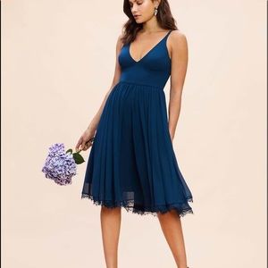 Alicia dress from Dress The Population. Navy. Purchased from BHLDN